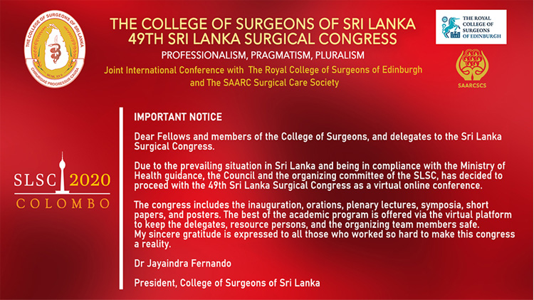49th Sri Lanka Surgical Congress