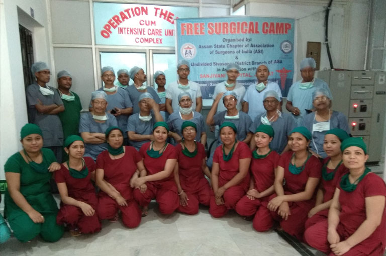 Free Surgical Camp in Jorhat By ASI Assam State Chapter